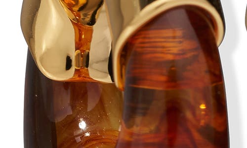 Lizzie Fortunato Mini Organic Hoop Earrings In Brown