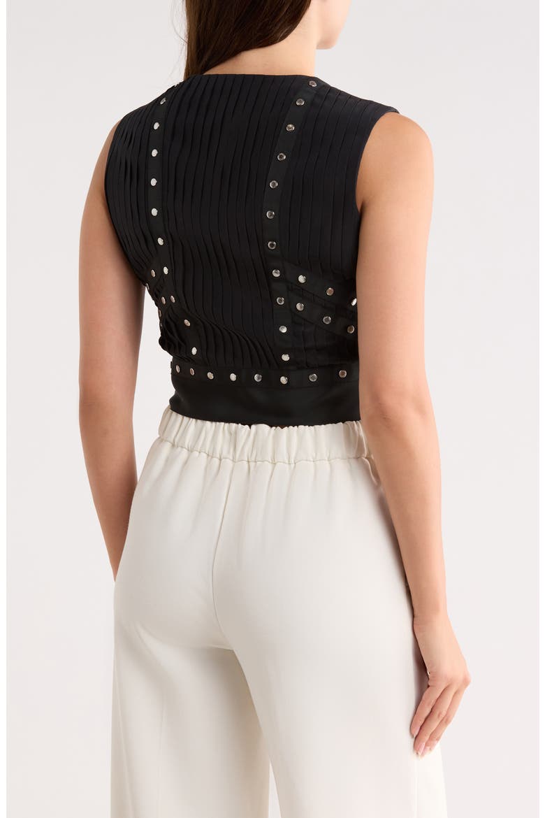 Studded Crop Tank, Alternate, color, BLACK