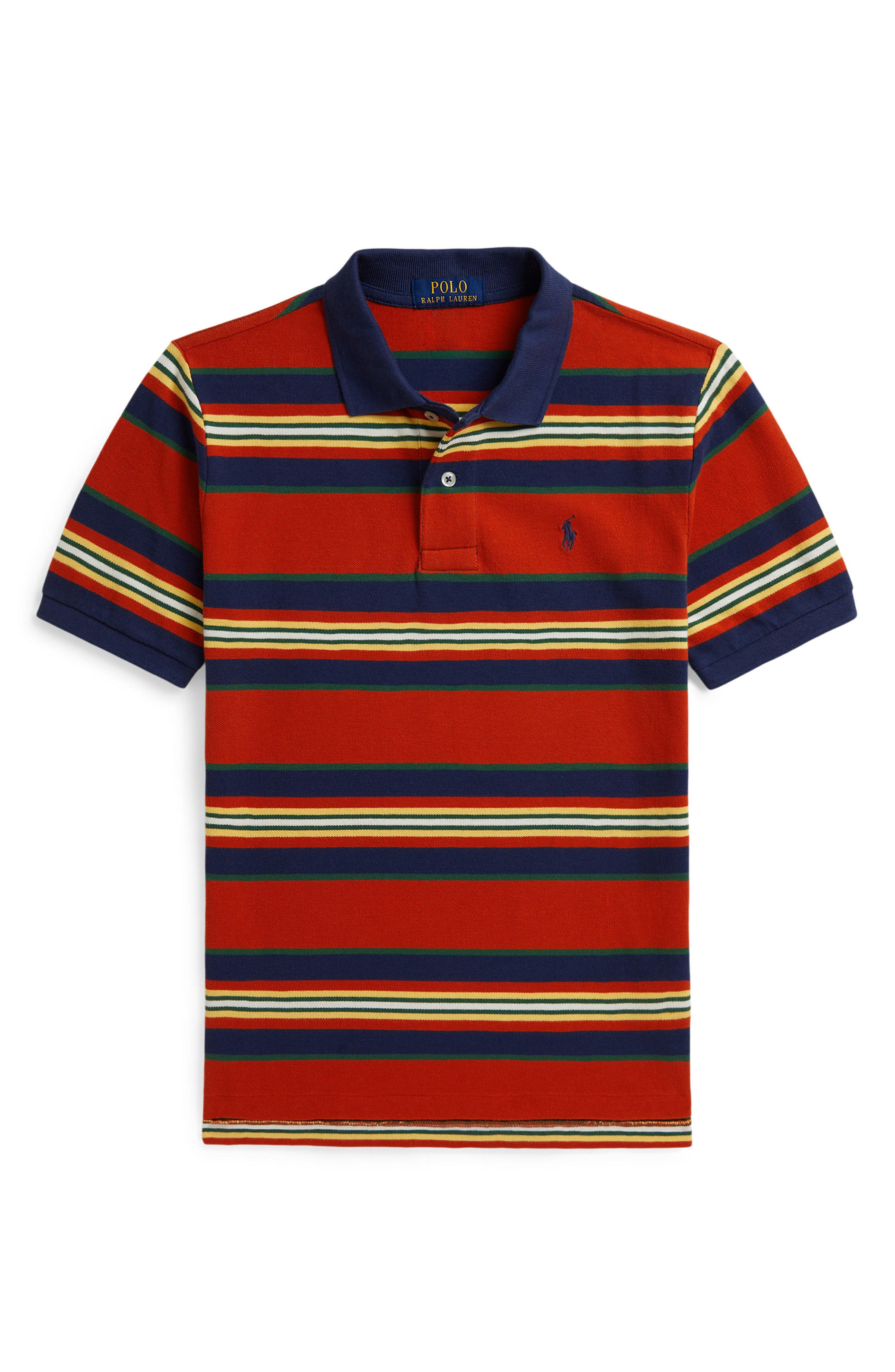 selected VARSITY ORANGE MULTI