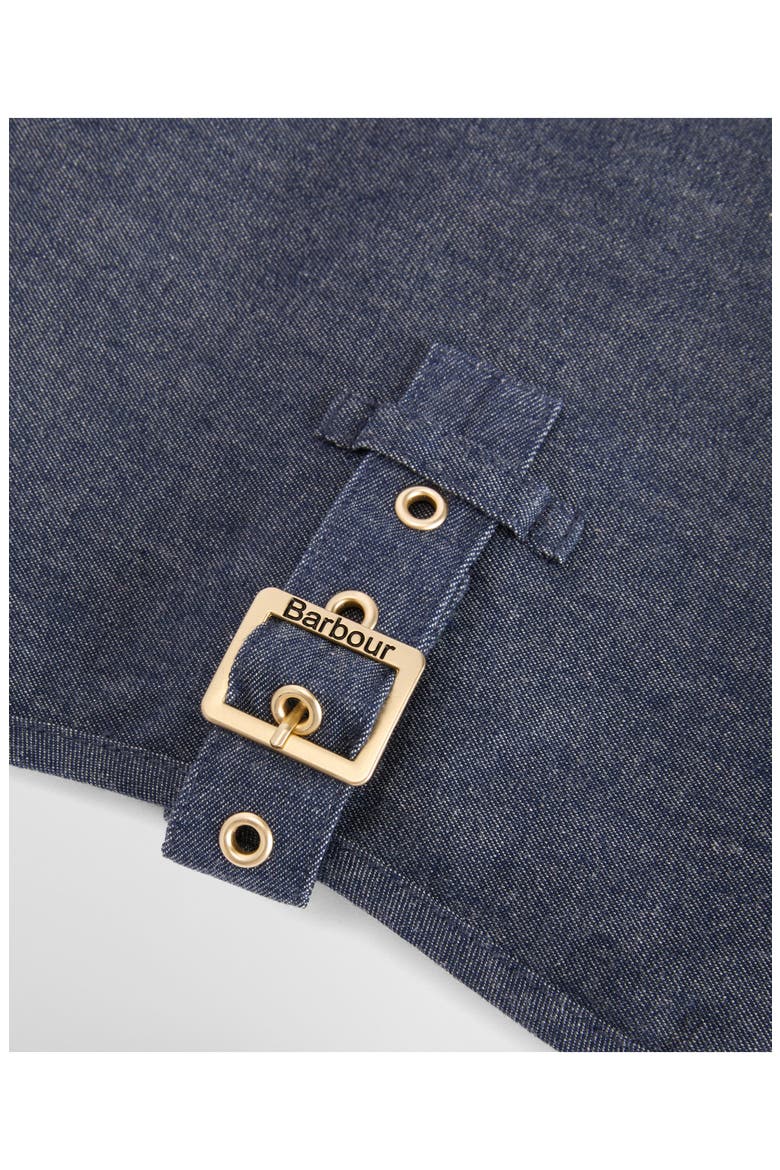 Denim Dry Wax Dog Coat, Alternate, color, INDIGO