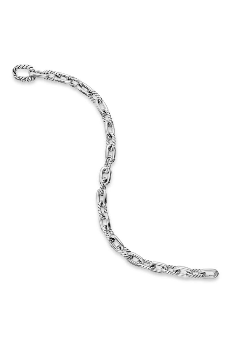 DY Madison Sterling Silver Chain Bracelet, 5.5mm, Alternate, color, STERLING SILVER