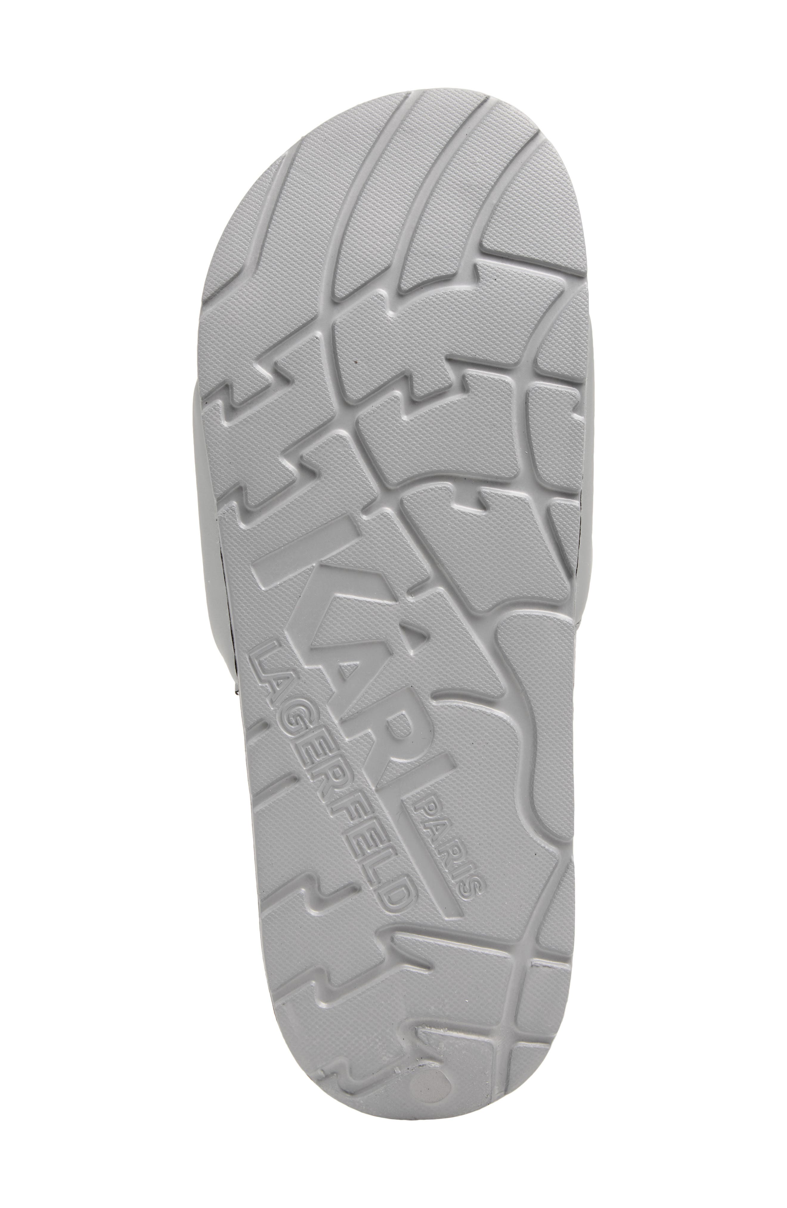 KARL LAGERFELD PARIS Paladin-Banded Recovery Slide, Alternate, color, Light Grey