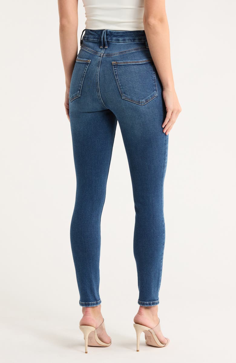 Good American Good Waist Skinny Jeans, Alternate, color, Indigo441