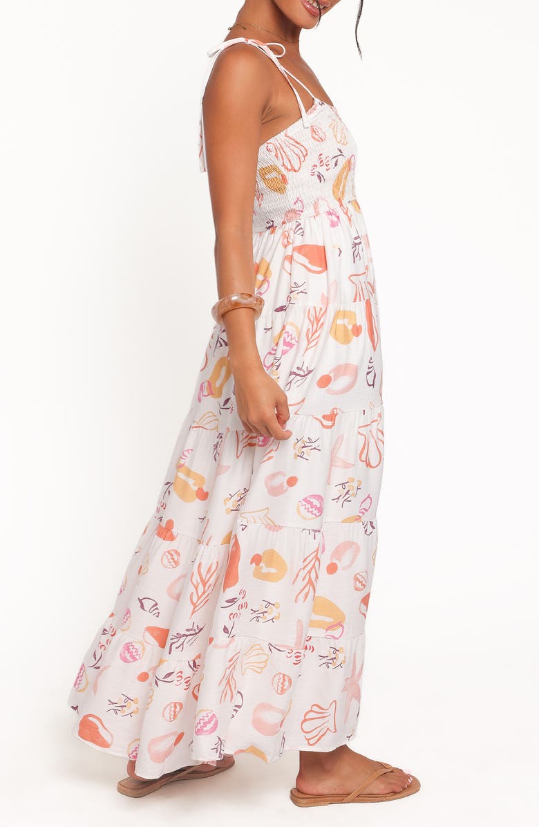 Petal & Pup Bairbre Maxi Dress, Alternate, color, Pink Beach Print