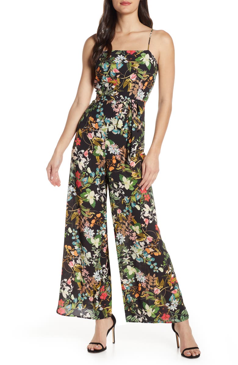 Cooper St Forbidden Love Botanical Print Jumpsuit, Main, color,