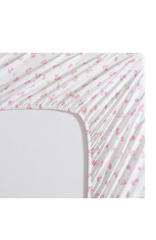 Laura Ashley Busy Bee Microfiber Sheet Set In White