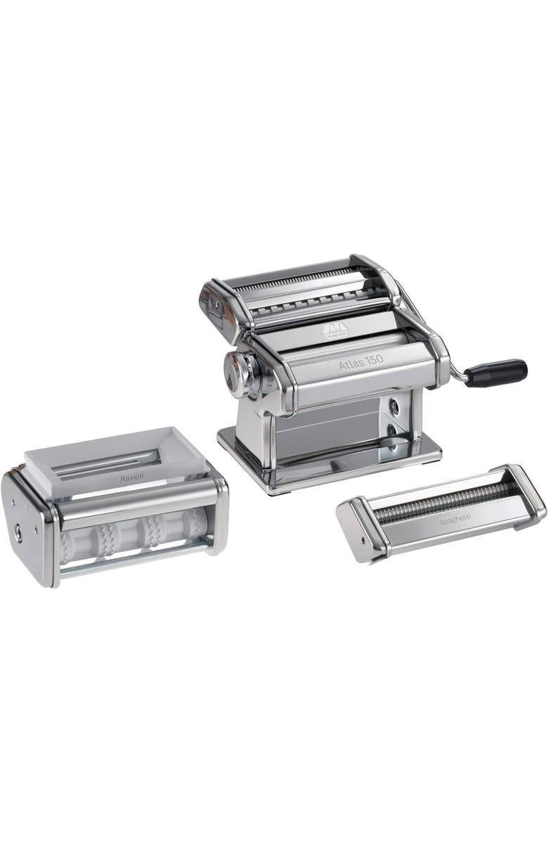 Marcato Atlas 3-Piece Set Pasta Set, Includes Atlas 150, Ravioli, Spaghetti, Main, color,