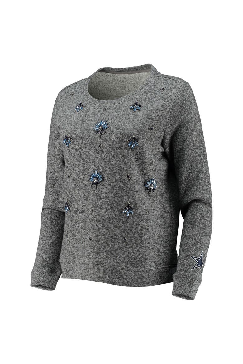 Women's Gray Dallas Cowboys Amal Pullover Sweater, Alternate, color, Gray