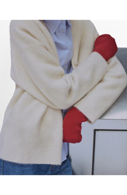 MANGO MANGO FUZZY CARDIGAN