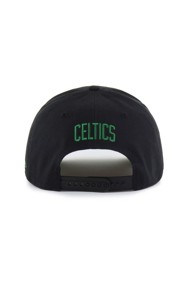 Men's Brand Seen by '47 Black Boston Celtics Sorry I Was Hooping Hitch Adjustable Hat, Alternate, color, Black