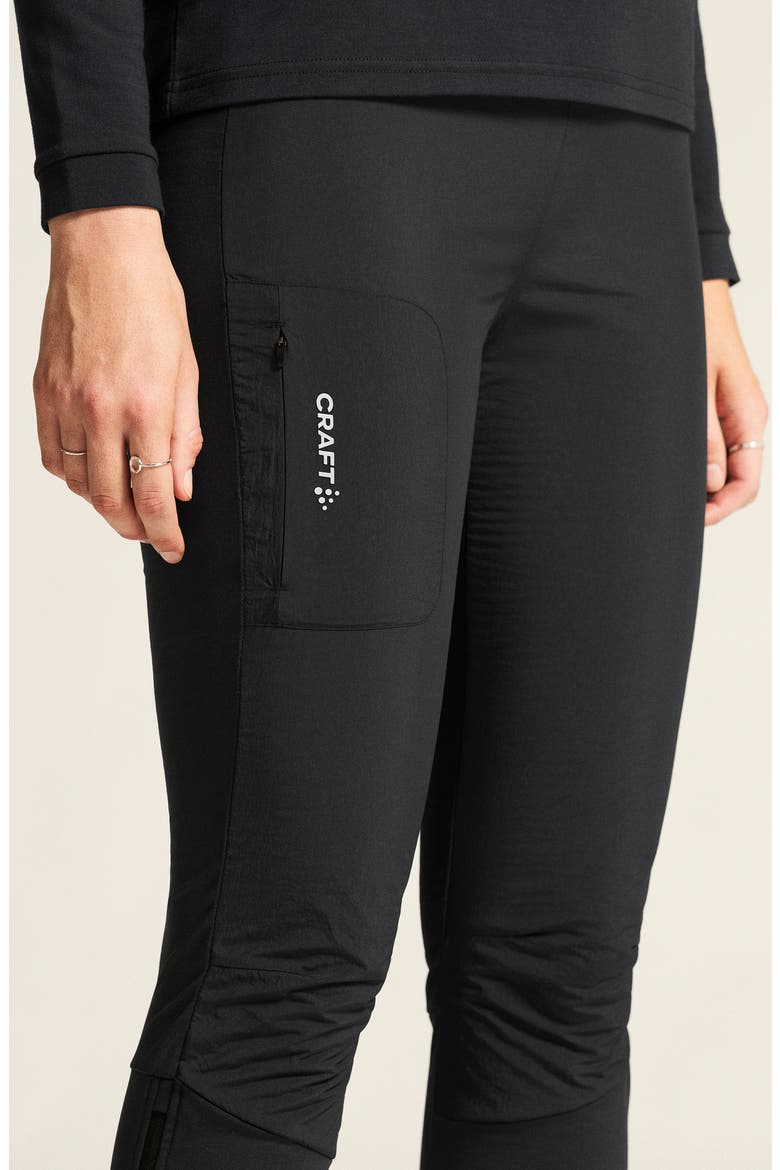 SubZ Light Running Tights, Alternate, color, BLACK