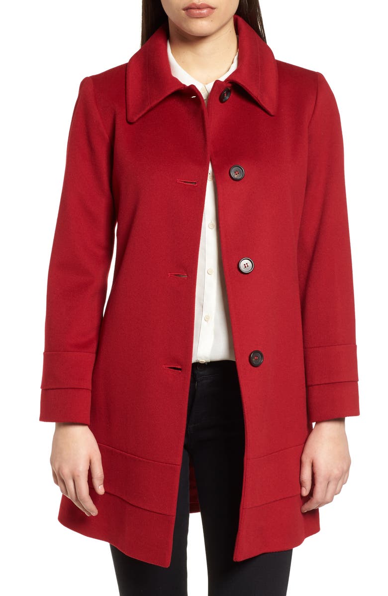 Fleurette Wool Coat, Main, color,