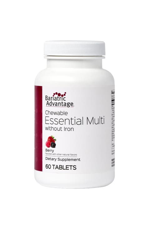 Chewable Essential Multivitamin Without Iron 60 Count