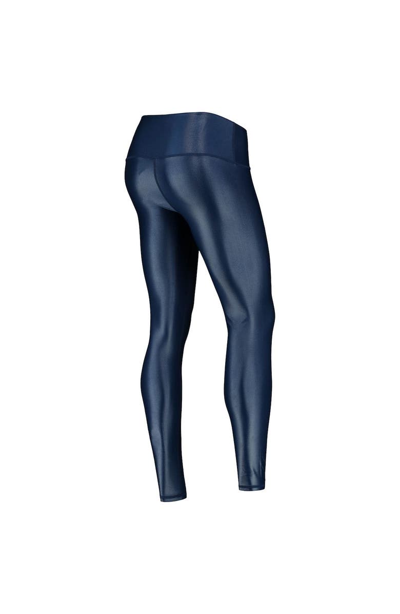 ZOOZATZ Women's ZooZatz Navy West Virginia Mountaineers Shine Liquid Leggings, Alternate, color,