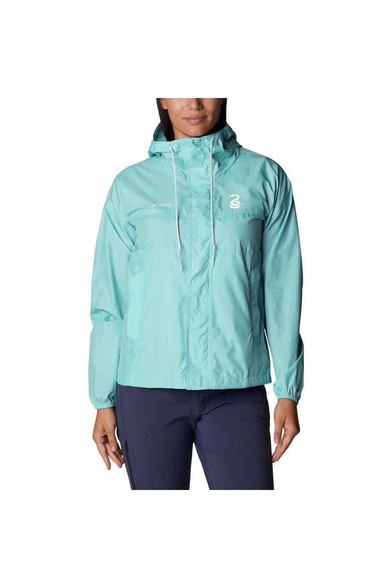 Women's Columbia Mint  Philadelphia Union Flash Challenger Omni-Shade Full-Zip Windbreaker, Alternate, color, Mint