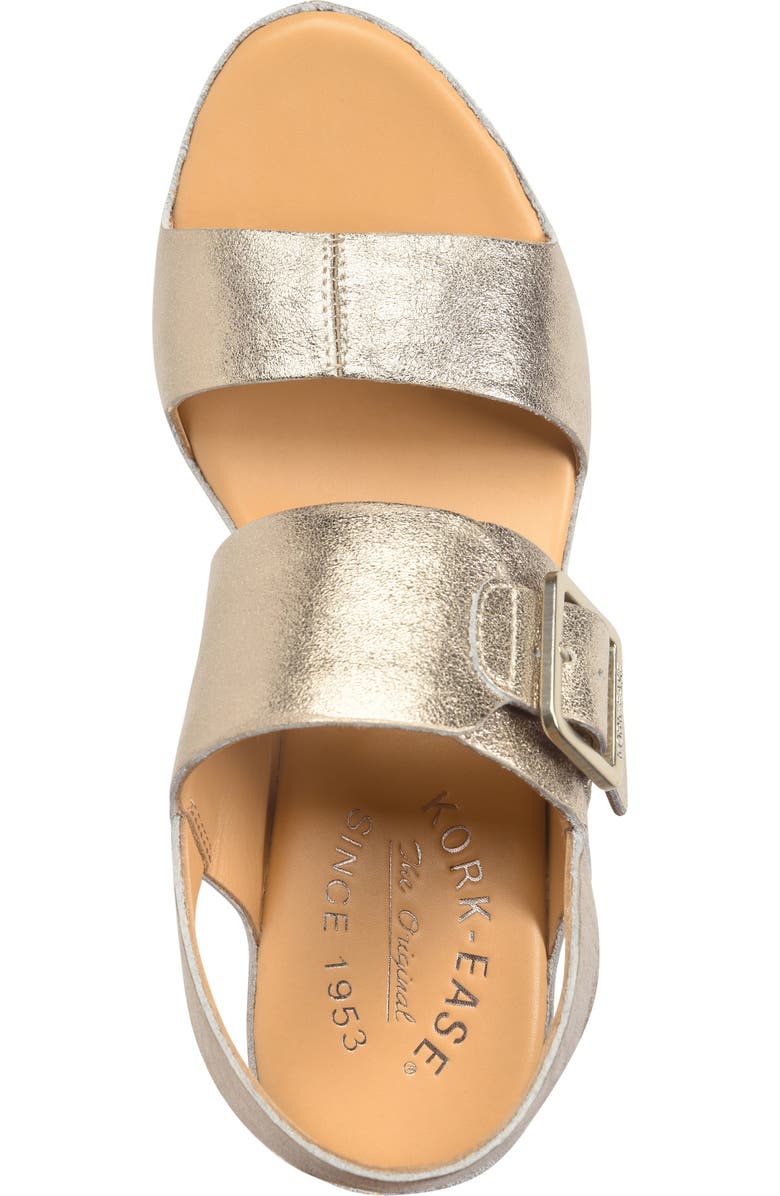 Kork-Ease<sup>®</sup> San Carlos Platform Sandal, Alternate, color, Gold