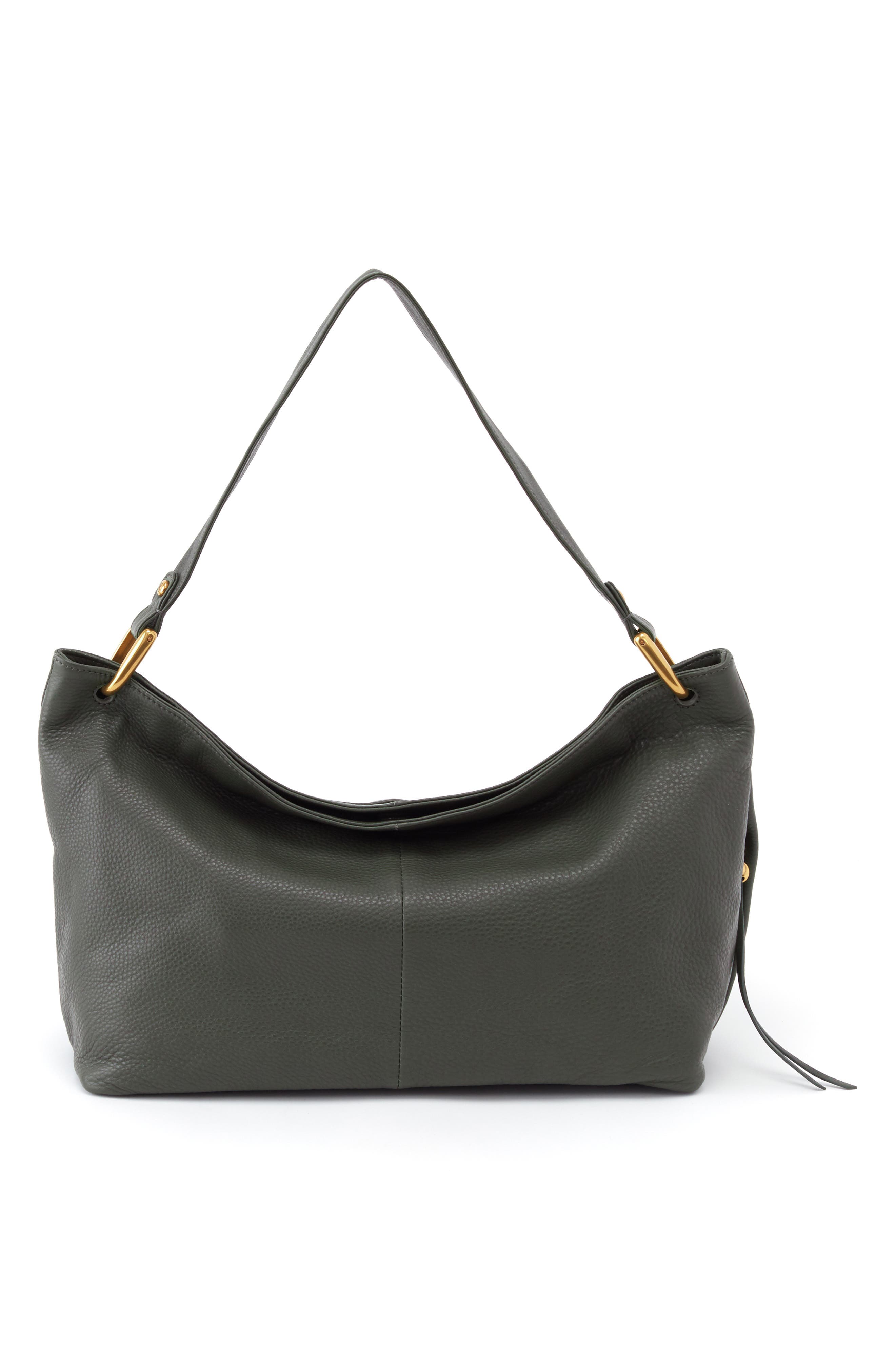 Ventura Leather Shoulder Bag, Alternate, color, SAGE BRUSH