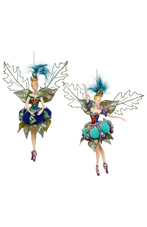 Ballerina Ornament, Set of 2