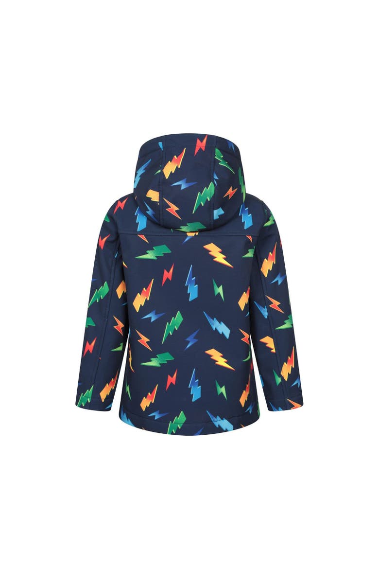 Childrens/Kids Exodus Printed Water Resistant Soft Shell Jacket, Alternate, color, Bright Yellow