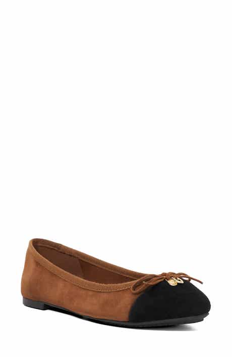 Dune London Harpington Cap Toe Ballet Flat