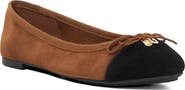 Dune London Harpington Cap Toe Ballet Flat