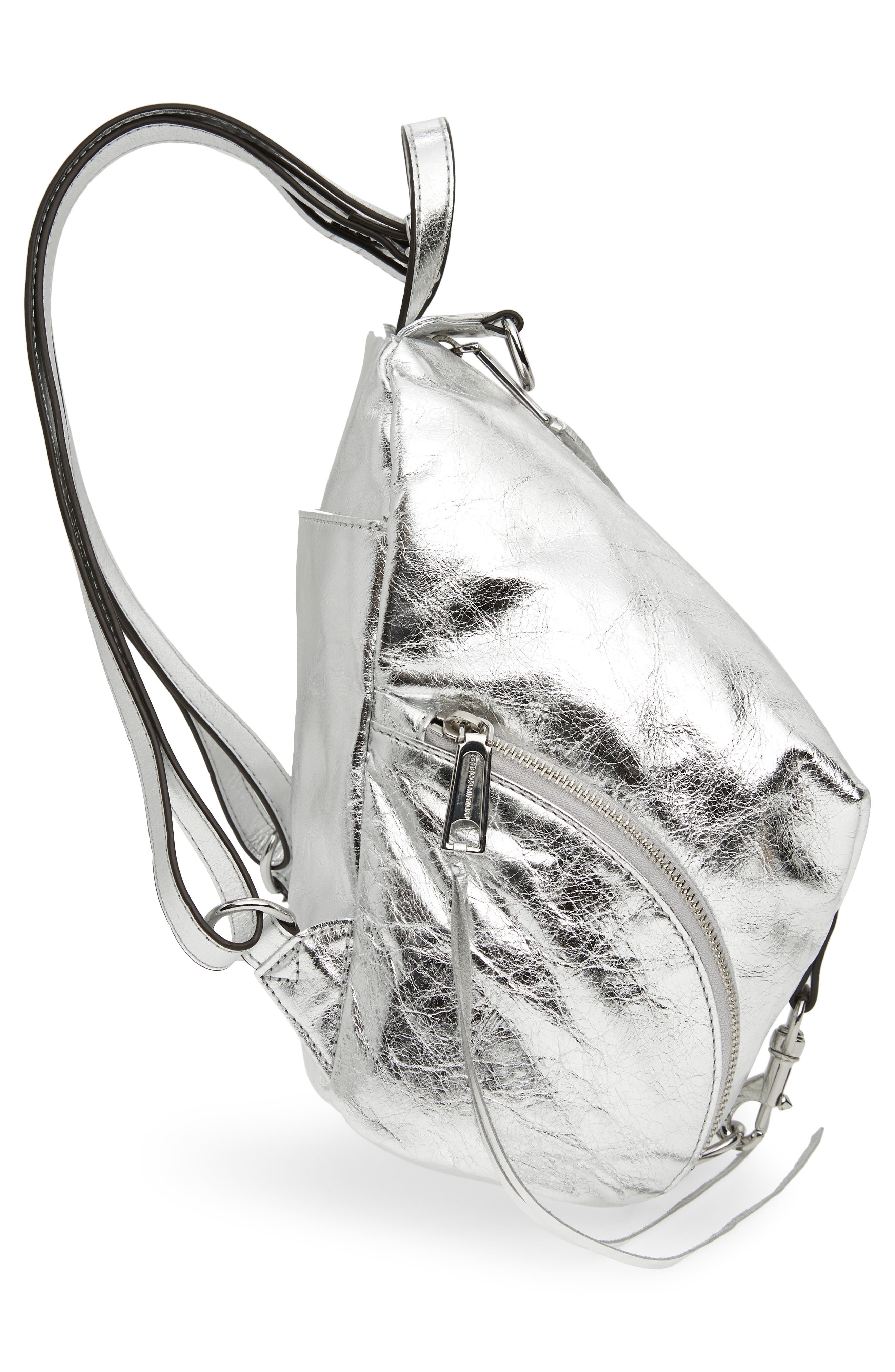 Rebecca Minkoff Medium Julian Leather Backpack, Alternate, color, 