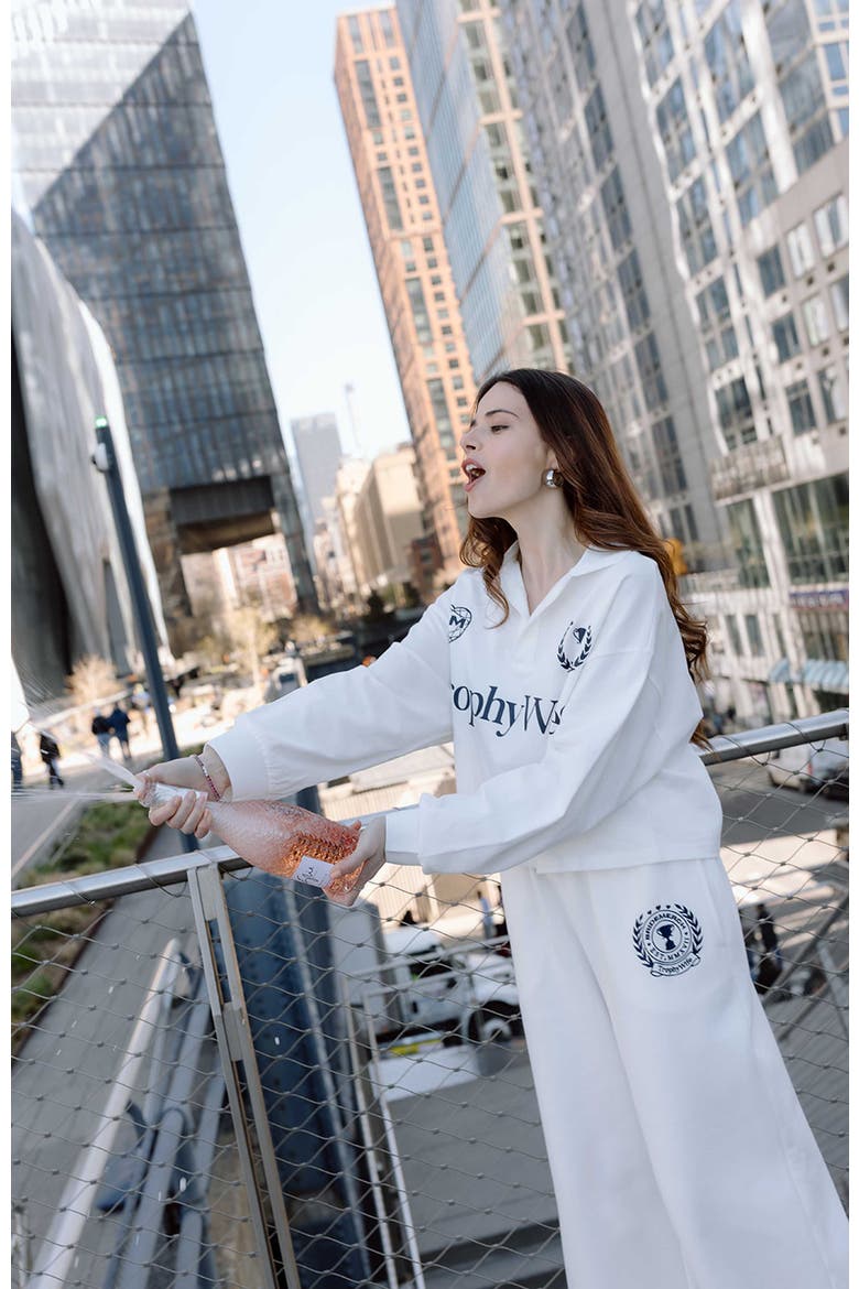 Trophy Wife Boxy Rugby L/S, Alternate, color, White