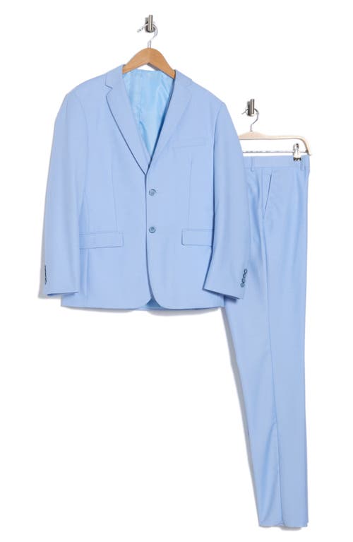 Braveman Premium Slim Fit 3-piece Suit In Sky Blue