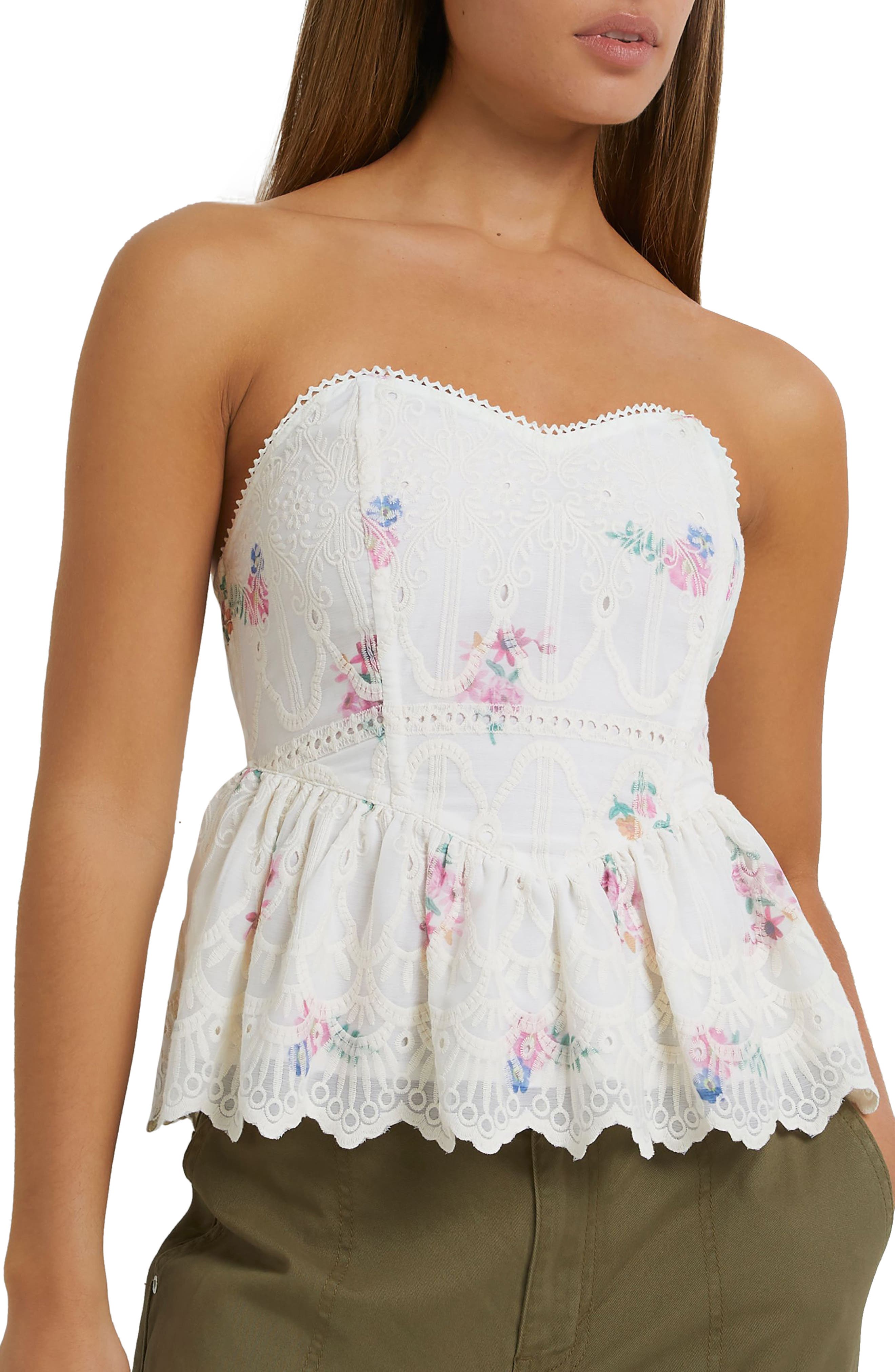 river island peplum cami