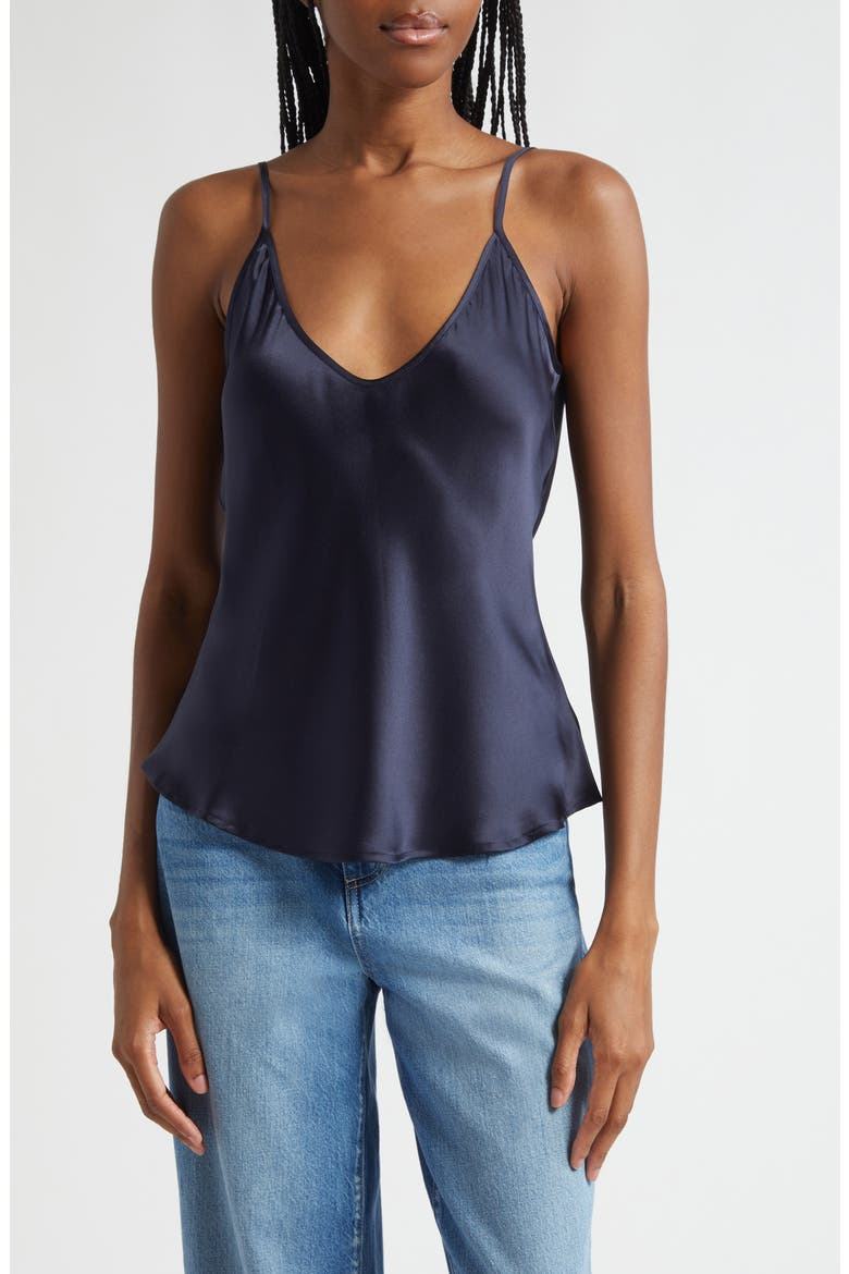 Lexi Silk Camisole, Main, color, BLACK
