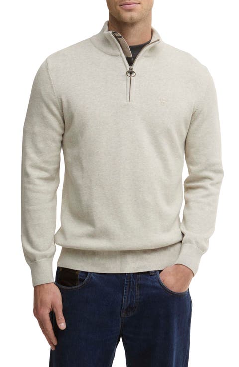Cotton Half Zip Sweater