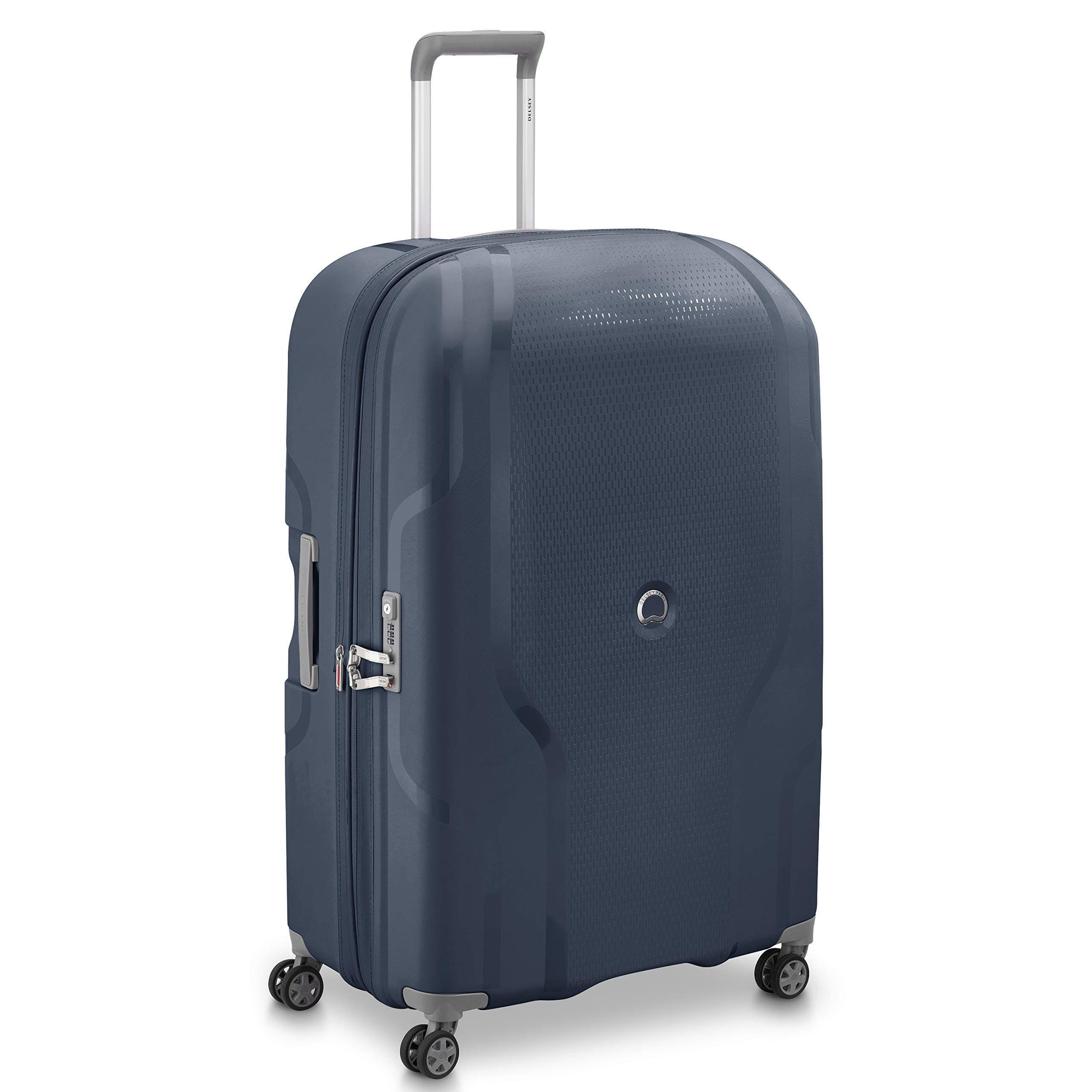 Delsey Paris Clavel Hardside Large Expandable Luggage with Spinner Wheels, Alternate, color, Blue Jean