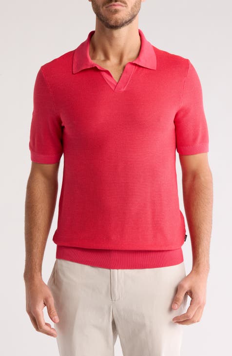 Tempio Cotton & Lyocell Polo Sweater