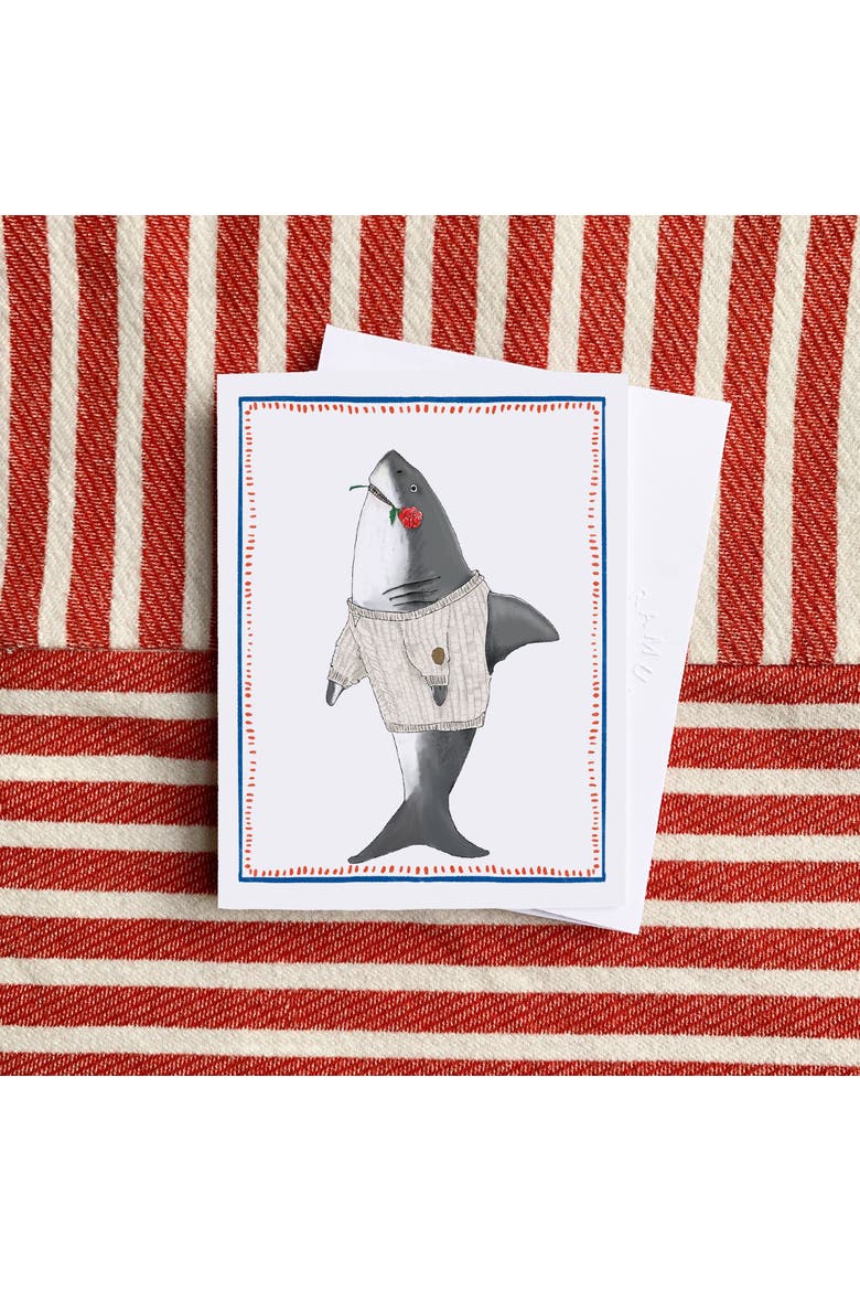 Love/Valentine's Greeting Card Pack (3ct) "Sharky Love", Alternate, color, Multi-Pack