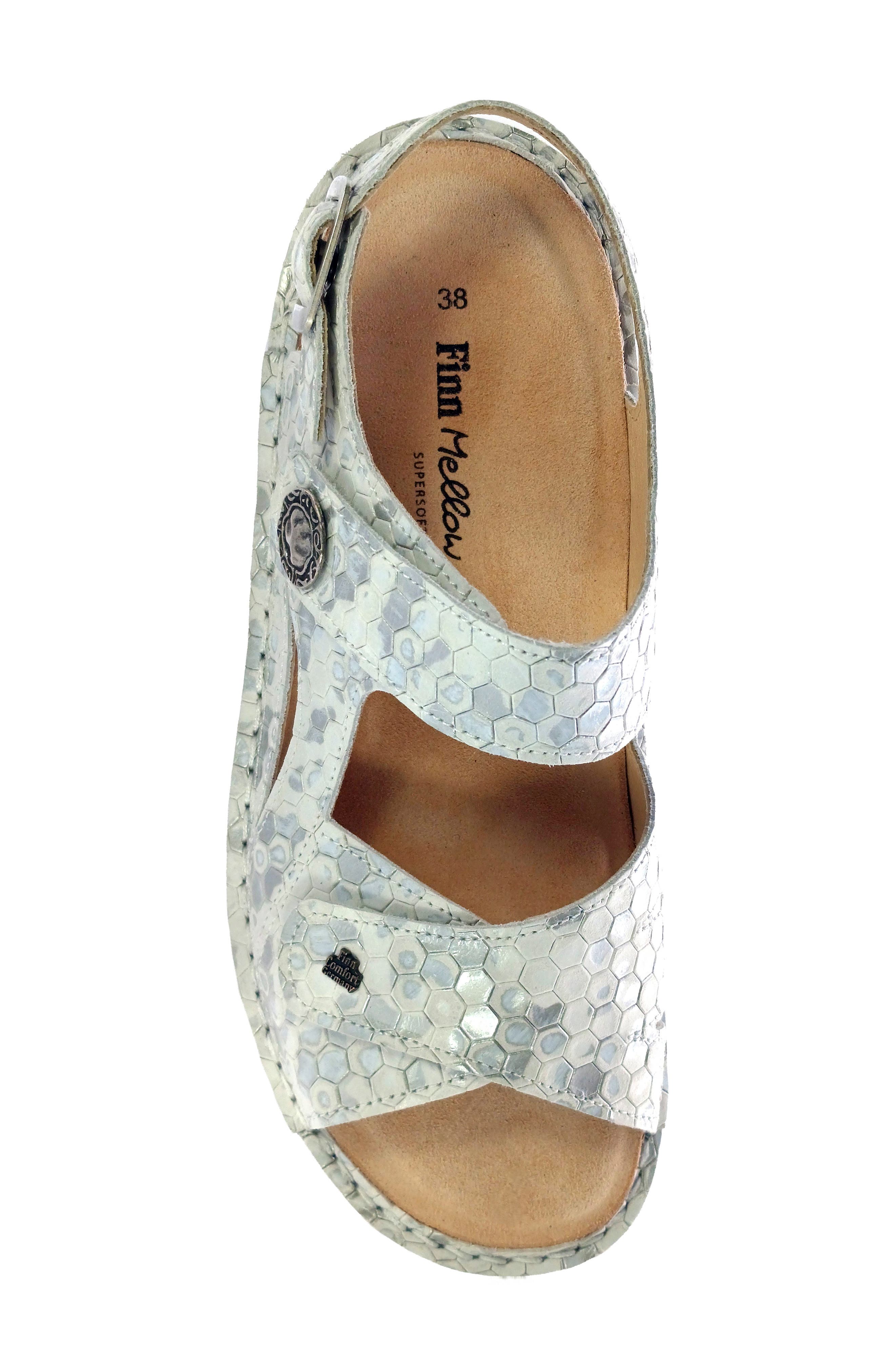 Barbuda Ankle Strap Slide Sandal, Alternate, color, BIANCO ESANDRA