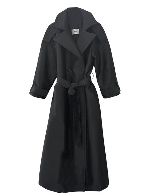 Delia Long Oversized Trench