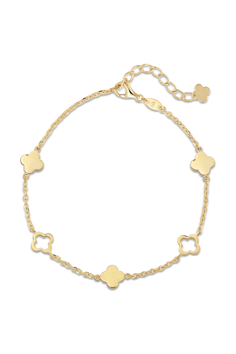 Clover Link Chain Bracelet in 14K Gold, Main, color, Yellow Gold
