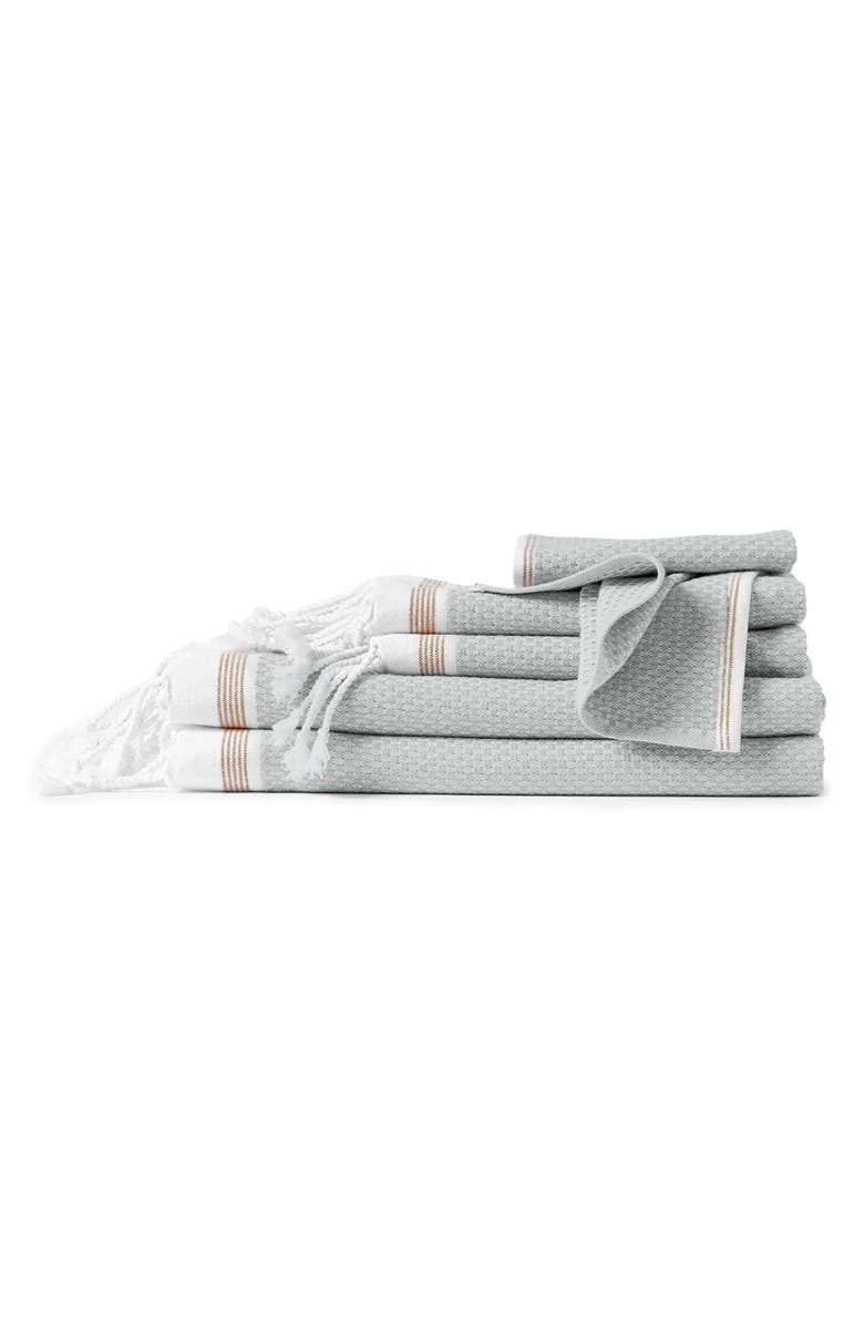 Coyuchi Mediterranean Organic Cotton 6-Piece Towel Set, Main, color,