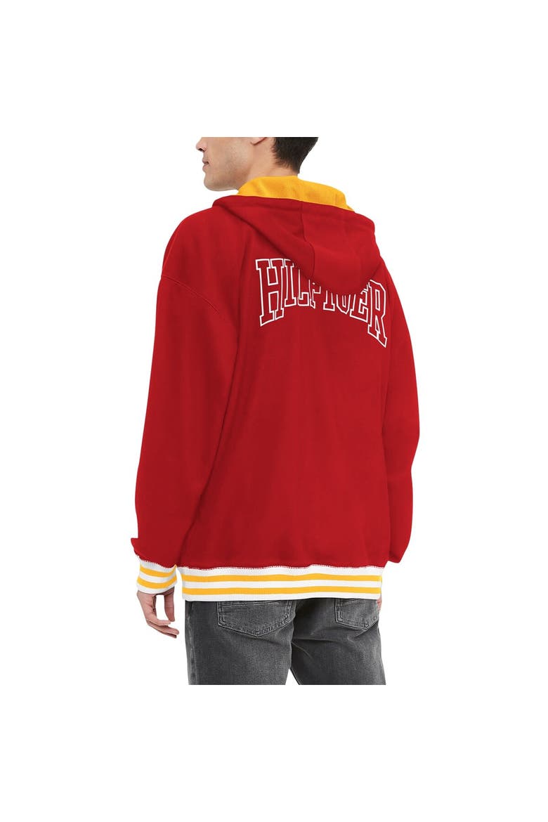 Men's Tommy Hilfiger Red Kansas City Chiefs Aaron Quarter-Zip Hoodie, Alternate, color, Red