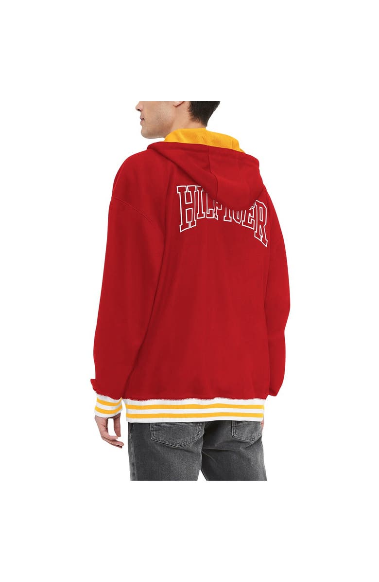 Tommy Hilfiger Men's Tommy Hilfiger Red Kansas City Chiefs Aaron Quarter-Zip Hoodie, Alternate, color, Red