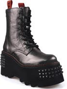 ZIGI Leysa Studded Platform Combat Boot