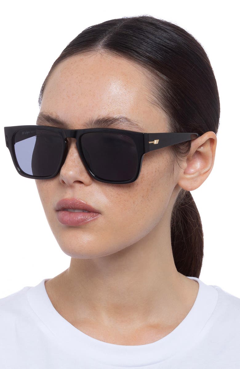 Le Specs Transmission 56mm D-Frame Sunglasses, Alternate, color,