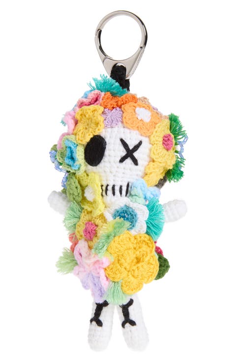 The Doll Rose Crochet Bag Charm