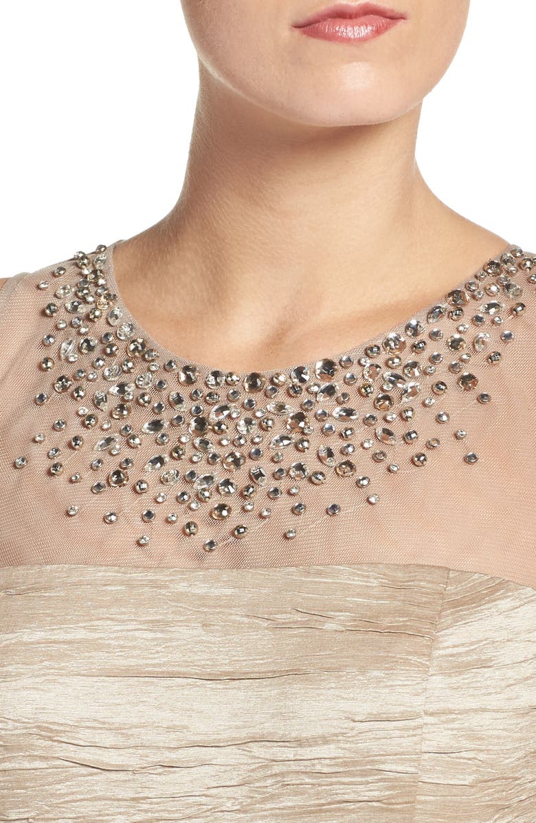 Eliza J Metallic Sheath Dress, Alternate, color,