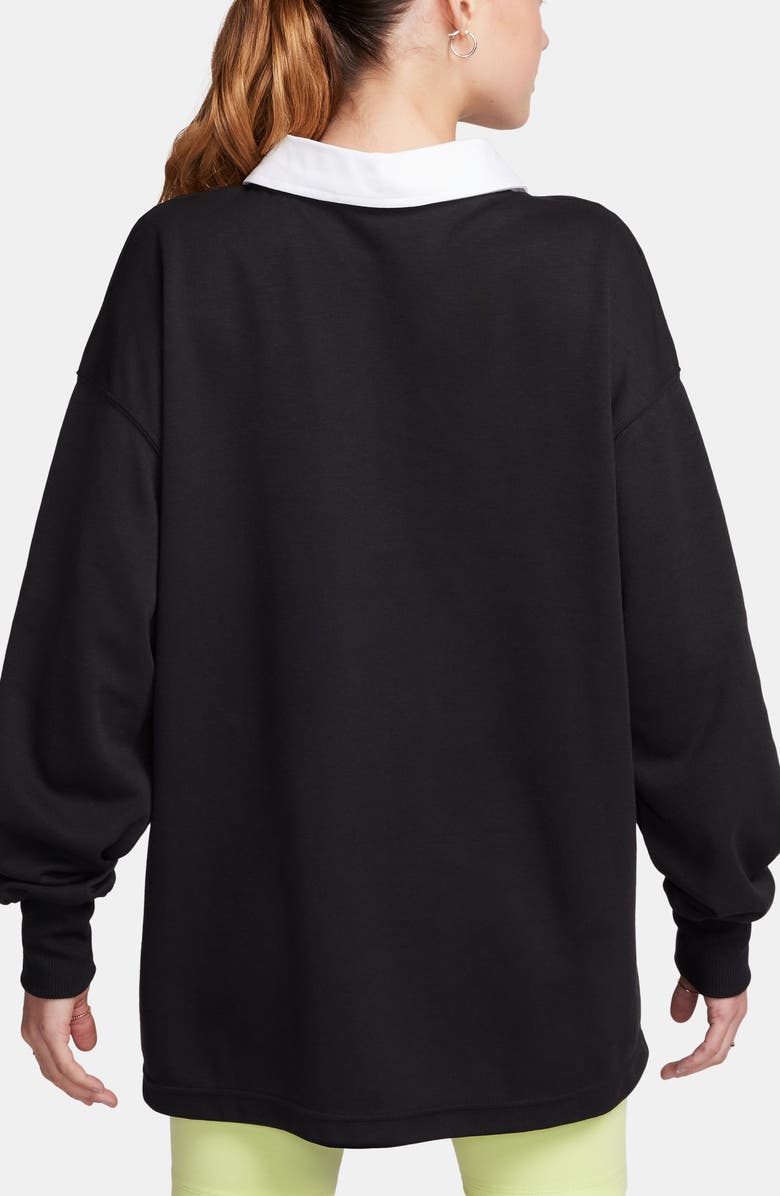 Nike Sportswear Essentials Oversize Long Sleeve Polo, Alternate, color,