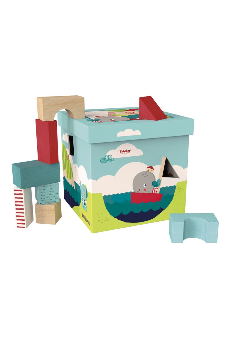 Bababoo and friends<sup>®</sup> Wilma Whale Babablocks Building Blocks, Alternate, color, Multi / Blue
