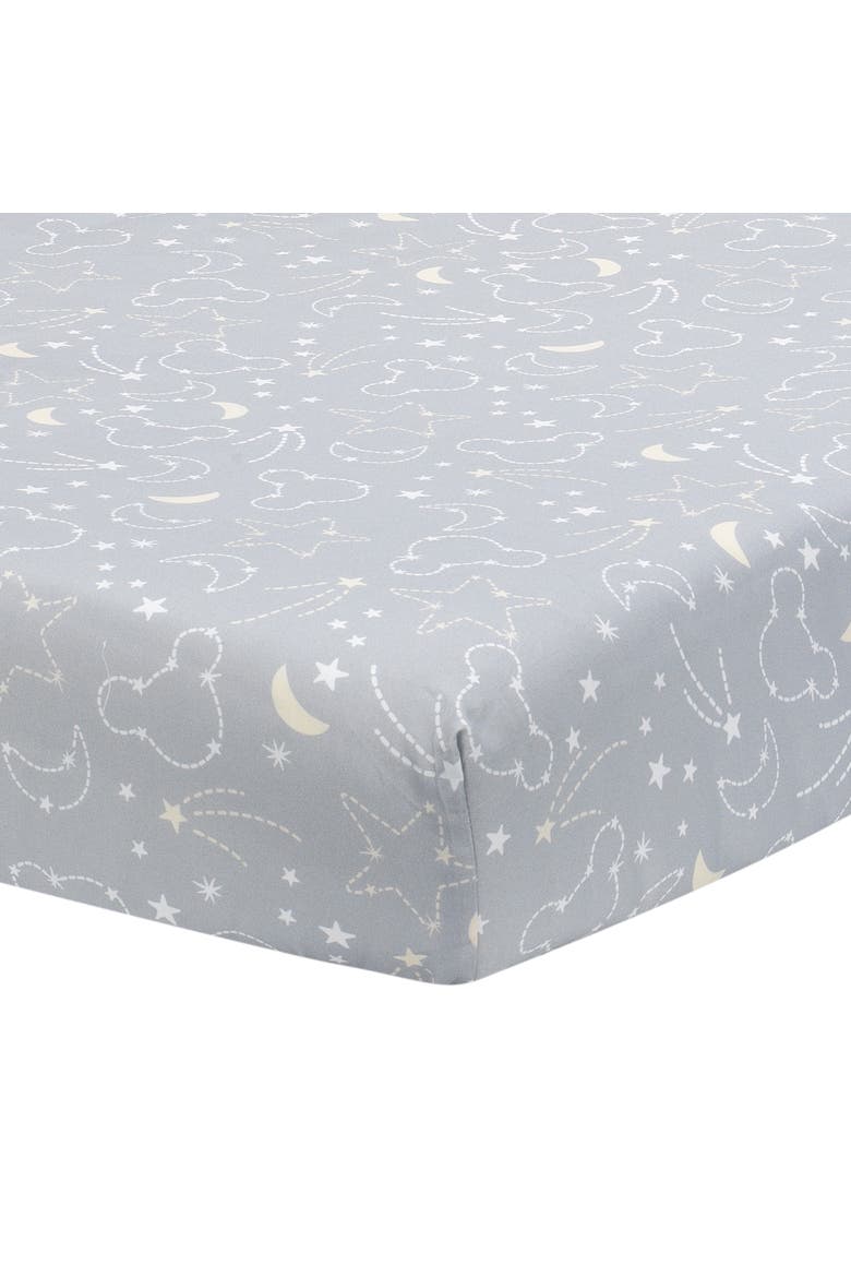 Disney Baby Mickey Mouse 4-Piece Crib Bedding Set, Alternate, color, Gray