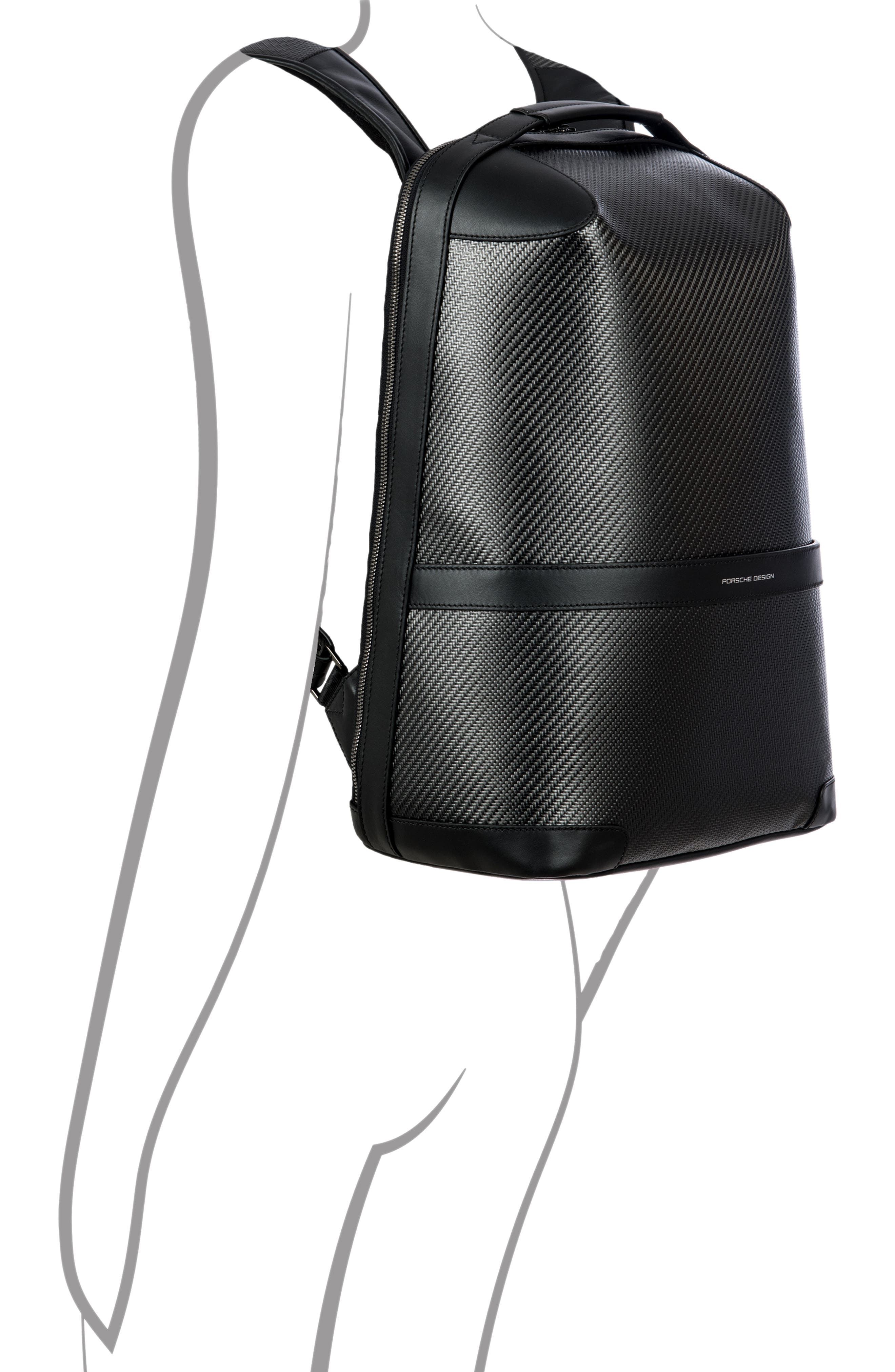 Carbon Backpack, Alternate, color, BLACK
