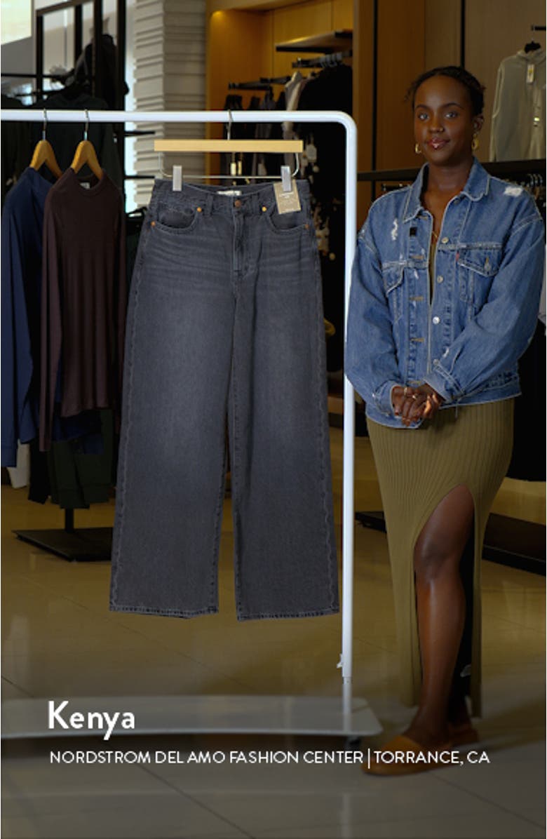 High Waist Superwide Leg Jeans, sales video thumbnail