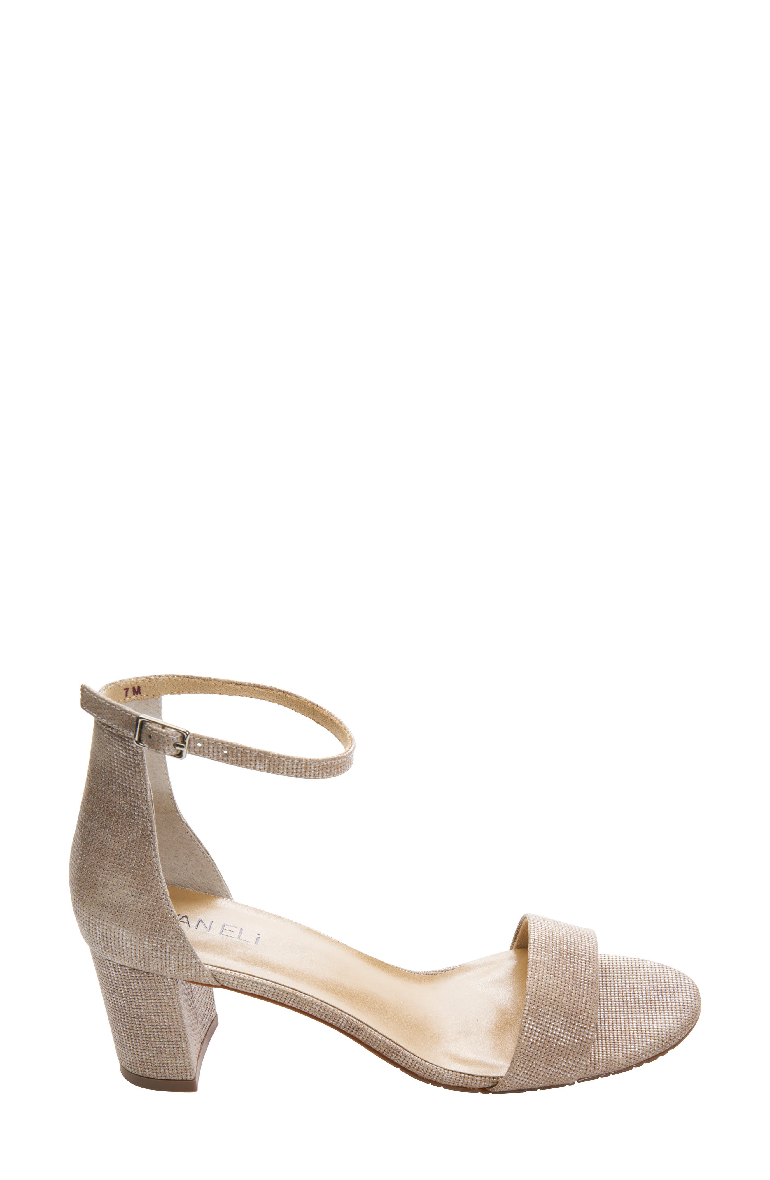 Meryn Ankle Strap Sandal, Alternate, color, TOBACCO